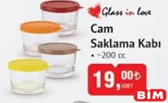 GLASS İN LOVE CAM SAKLAMA KABI 200 CC